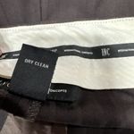 INC Womens Straight Leg Dress Pants Size 2 Brown Stripes Career wear Business Photo 3