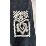 Vtg Vest Effeci Women Beaded MED Aztec Sequin Black Y2K Boho Whimsical Goth Chic Photo 5