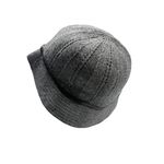 Banana Republic  gray‎ knit lambswool bucket cap women's M/L Photo 5