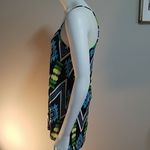 Luxe  Blue, White, Green, & Yellow Tank Top (Small) Photo 2