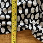 Diane Von Furstenberg  Wrap Dress Silk Geometric Black White Mini‎ Women Sz 4 DFW Photo 13