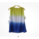 Liz Claiborne ‎ Ombre Tank Top Sleeveless V-Neck Casual Blouse PXL Photo 1