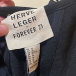 Herve Leger Women’s New  x Forever 21 Transparent Black Bustier Fringe Bustier Ba Photo 9