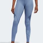 Adidas  Women Large Tights Performance Alphaskin Badge Of Sport AW19 Blue Gym Photo 8