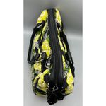 Vera Bradley  La‎ Neon Rose Quilted Floral Handbag  Satchel Green Yellow Black Photo 3