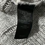 Rag and Bone  Women’s M Heather Gray Crewneck Cropped Crochet Striped Penn Sweater Photo 8