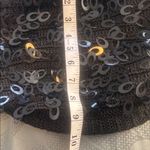 Source Unknown CROCHETED HANDBAG… BLACK SAC LIKE NYLON SHOULDER BAG WITH 
NY Photo 6