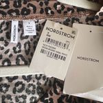 Nordstrom  Women’s Leopard Print V-Neck Long Sleeves Oversized Tops Size S Photo 2