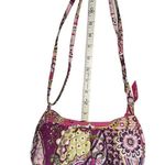 Vera Bradley  Frannie Crossbody Bag Very Berry Paisley Print Pink Zip Sm Shoulder Photo 10
