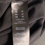 ASOS DESIGN Womans Blouse Size 16 Milkmaid Y2k Baby‎ Doll Whimsigoth Square Neck Black Photo 5