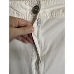Breckenridge  Womens Size 16 White Cropped Pants Side Tie‎ Preppy Beach Travel Photo 2