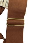 We Are HAH Groupie Triangle Bralette Milk Chocolate Lace Halter Open Back Size S Brown Photo 3