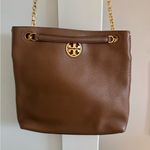Tory Burch  Brown Shoulder Bag with Gold Chain Photo 1