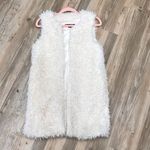 Boutique cream Sherpa vest size small Photo 7