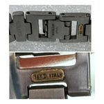 18K / Stainless Steel AURAFIN Men’s Bracelet 8.75” Long Multiple Photo 5