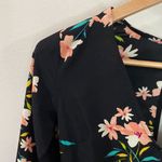 Urban Outfitters Pins & Needles floral keyhole back ruffled long sleeve size S Photo 6