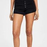 Celebrity Pink RE Generation Juniors' Button-Fly Denim Shorts in Black Size 11 Photo 0