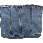 Abercrombie & Fitch Strapless Blue Denim Tube Top Photo 0