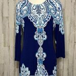 Donna Morgan  Women's Paisley Sheath Dress Size 6 Knee Length Retro‎ Mod Photo 0