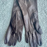 Saks 5th Avenue Vintage Saks Fifth Avenue Brown Leather Gloves Photo 0