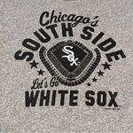 Tailgate Chicago South Side White Sox Womens SZ Medium Grey Gray Shirt Baseball Photo 1