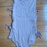Honey Punch WORN ONCE Bodysuit With Side Ties Photo 0