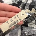 Madewell Linen-Cotton Paperbag Shorts in Gingham Check Size 2 Photo 4