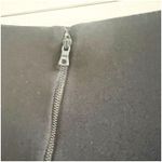 Alice + Olivia Air Maxi Skirt Size 8 Black Front Slit Minimalist Gothic Photo 9