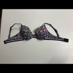 Just Be , Women’s Geometric Bra, 34B, Black, Green, Peach, Pink, Silver. Photo 10
