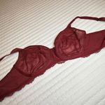 Torrid  Curve Red Bra 42C Unlined Balconette Underwire Lace NWT $49.50 Photo 4