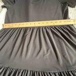 Nicole Miller Black Tiered Tunic Top Photo 4