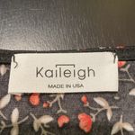 Kaileigh  Floral Flutter Cap Sleeve Wrap Blouse XL Photo 5