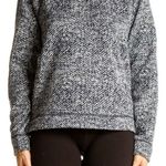 The Limited  Black White Marbled Crew Neck Sweater Medium Photo 0