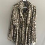 Akira Snakeprint Long Sleeve Dress Photo 0