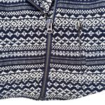 Joie  Darnel Printed Moto Jacket Zip front blue size M Photo 8