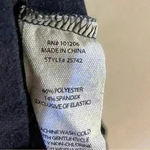 Soft Surroundings SOFT‎ surroundings Black Suede Leggings Elastic Waist Medium Photo 5