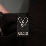 Windsor  Black Mini Dress with Zipper Detail Photo 1