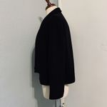 Kasper Separates Womens Black Shawl Collar Cropped Blazer Jacket Size 8 Photo 5