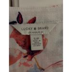 Lucky Brand  Women Floral Print Smocked Pintuck Long Sleeve Blouse Top S P Photo 2