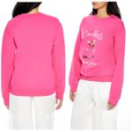 Forever 21  Pink Cocktails Graphic Fleece Crewneck Sweatshirt Women’s Large Photo 6