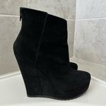 Kelsi Dagger Women’s Black Suede Wedge Booties Size 7.5 Photo 13