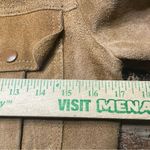 Vintage Women’s‎ Suede Leather Barn Cropped Trench Jacket Size 11 Handmade Tan Photo 10