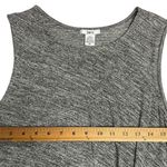 Bar III  Womens Sz XL Heather Gray Stretch Knit Sheath Cozy Bodycon Sleeveless Photo 10