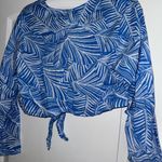 Shade & Shore  Cover-Up Top Tie-Front Photo 1