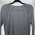 Living My Best Style X Pink Lily Bohemian Waffle Knit Womens Thermal Size Medium Gray Photo 6