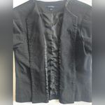 Chadwick's  Black Embellished Beads 3/4 Sleeve Lined Soft Blazer Size 12 Photo 13