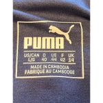 Puma periwinkle moto style leggings with mesh cut-outs on calves Women's large Photo 6