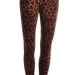 Material Girl Juniors Leopard Print Elastic Band Stretch Casual Leggings Size XS Photo 3