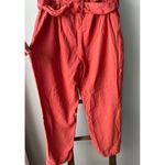 Sanctuary Social Standard By Paper Bag Waist Pants High Rise Coral Size XXL Photo 2