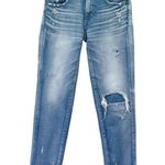 Moussy Vintage Lenwood Skinny Selvedge Ankle Jeans Size 26 | 2 Japanese Drnim Blue Photo 0